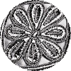 Woven Braided Geflochtene Atarah Flower Design