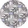 Traditional Medium Leaf Square Sterling Silver Atarah -D70