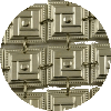 Pinwheel on Square Buttons Sterling Silver Atarah - D-130