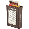 Leather and Sterling Silver Matchbox - 8701