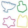 Chanukah Silly Bandz