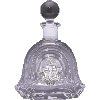 Crystal and Sterling Silver Decanter Bottle - 208925