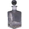 Crystal and Sterling Silver Decanter Bottle - 208965