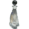 Crystal and Sterling Silver Decanter Bottle - 208834