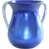 Blue Anodize Aluminum Washing Cup Designed by Yair Emanuel
